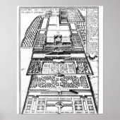 Het Nieuw Chateau van Saint-Germain-en-Laye, 1614  Poster (Voorkant)