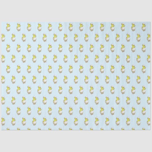 Het nieuw uitgebroede paaskuiken tissuepapier (Voorkant)