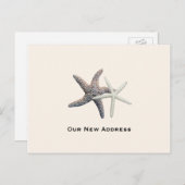 Het Nieuwe Adres van de paar door het Briefkaart v (Voorkant / Achterkant)