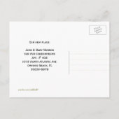 Het Nieuwe Adres van de paar door het Briefkaart v (Achterkant)