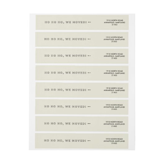 Het nieuwe Adres van de Terugkeer van de Chimney E (Vel)