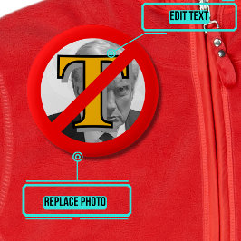 Het nieuwe anti-Trump symbool Ronde Button 5,7 Cm