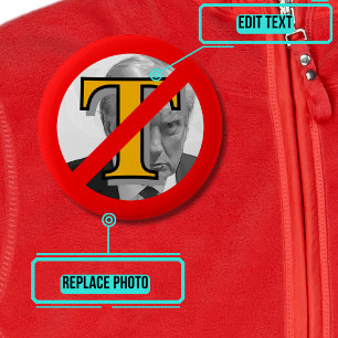 Het nieuwe anti-Trump symbool Ronde Button 5,7 Cm