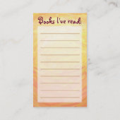 Het nieuwe Bladwijzer van de keizer Visitekaartje (Achterkant)