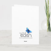 Het nieuwe Blauw van de Kaart van de Koala van (Achterkant)