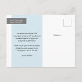 Het nieuwe Briefkaart van de Amerikaanse aankondig (Achterkant)