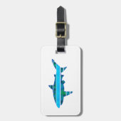 Het nieuwe domein bagagelabel (Voorkant verticaal)