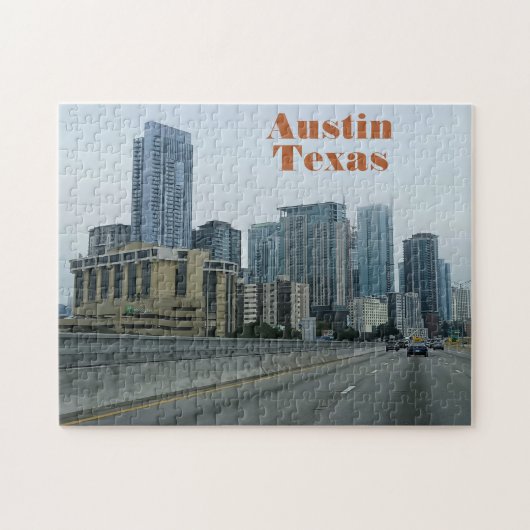 Het nieuwe en groeiende centrum van Austin Texas Legpuzzel (Horizontaal)