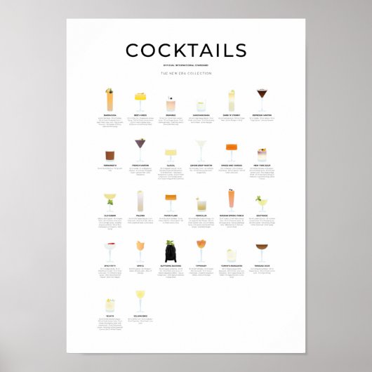 Het nieuwe Era Cocktail-Collectie Poster (Voorkant)
