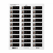 Het nieuwe Etiket van het Adres van de Terugkeer v (Full Sheet)