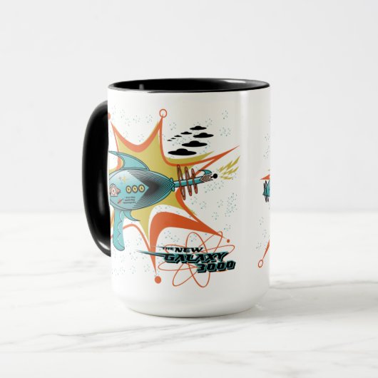 Het nieuwe Galaxy 3000 Ray-Pistool Mok (Voorkant links)