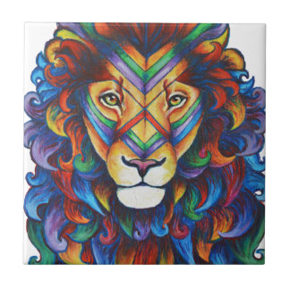 het nieuwe haar van Mufasa Tegeltje