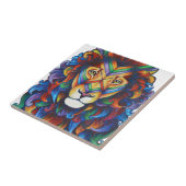 het nieuwe haar van Mufasa Tegeltje (Zijkant)