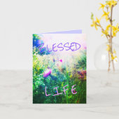 HET NIEUWE HEILIGE WENSKAART VAN HET VERDE- LEVEN KAART (Gele Bloem)