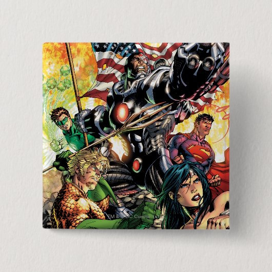 Het nieuwe Hoesje van 52 #5 Vierkante Button 5,1 Cm (Voorkant)