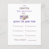 Het nieuwe Hoofdstuk begint Boek raad Baby shower (Voorkant)