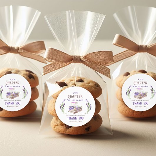 Het nieuwe Hoofdstuk begint snel het Baby shower v Ronde Sticker