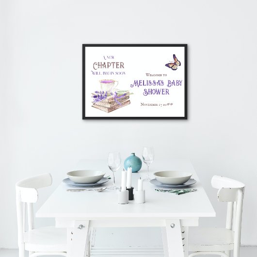 Het nieuwe Hoofdstuk begint snel het Baby shower v Spandoek