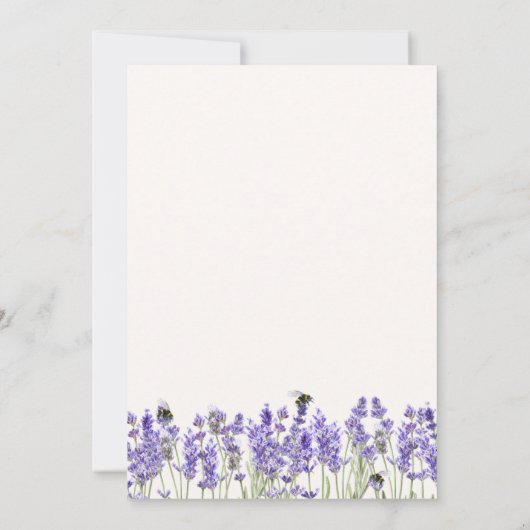 Het Nieuwe Hoofdstuk van het Boek van de lavender  Kaart (Achterkant)