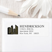 Het nieuwe Hoogste Etiket van het Adres van de Ter (Insitu)