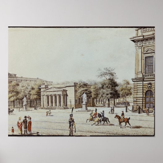 Het nieuwe horlogehuis, naast de Armory, Berlijn Poster (Voorkant)