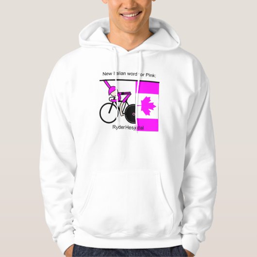 Het nieuwe Italiaanse woord voor Roze. Hoodie (Voorkant)