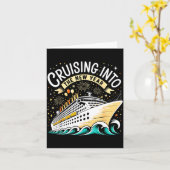 Het nieuwe jaar 2026 binnenzeilen, bijpassende gez kaart (Gele Bloem)