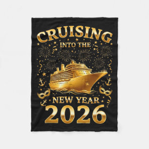 Het nieuwe jaar 2026 binnenzeilen Gelukkig Nieuwja Fleece Deken