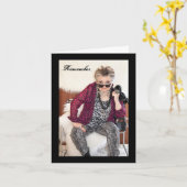 Het nieuwe jaar in vergelijking met het vorige jaa kaart (Gele Bloem)