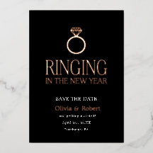 Het nieuwe jaar inluiden Bewaar de datum