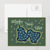 Het nieuwe jaar inluiden briefkaart (Voorkant / Achterkant)