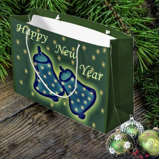 Het nieuwe jaar inluiden  groot cadeauzakje