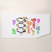 Het Nieuwe Jaar Is Voor Ons Begonnen Badhanddoek (Badhanddoek)