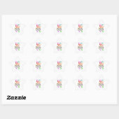 Het Nieuwe Jaar Is Voor Ons Begonnen Ster Sticker (Vel)