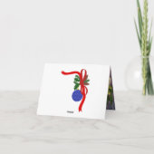 Het nieuwe jaar toegewenst kaart (Achterkant)