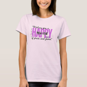 Het nieuwe jaar van Grace and Favor T-shirt voor v