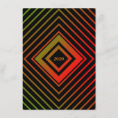 Het nieuwe jaarmenu van Gatsby Miami 1920 Menu (Achterkant)