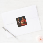 Het nieuwe kind, eind jaren 1640 vierkante sticker (Envelop)