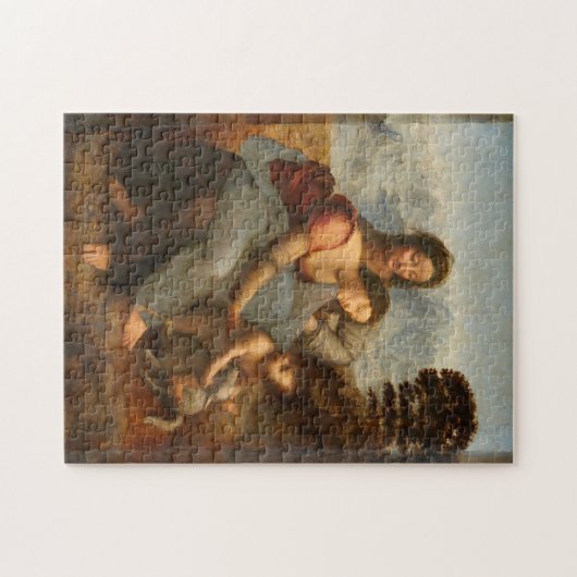 Het nieuwe kind Saint Anne Leonardo da Vinci Legpuzzel (Horizontaal)