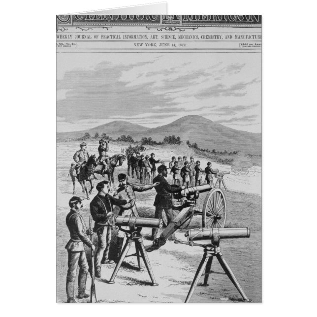 Het nieuwe model Gatling Pistool (Voorkant)