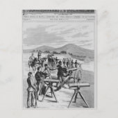 Het nieuwe model Gatling Pistool Briefkaart (Voorkant)