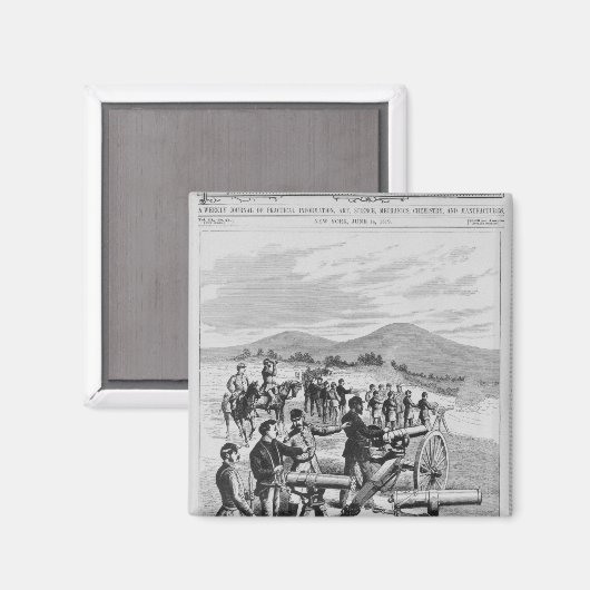 Het nieuwe model Gatling Pistool Magneet (Voorkant / Achterkant)