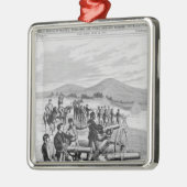 Het nieuwe model Gatling Pistool Metalen Ornament (Links)