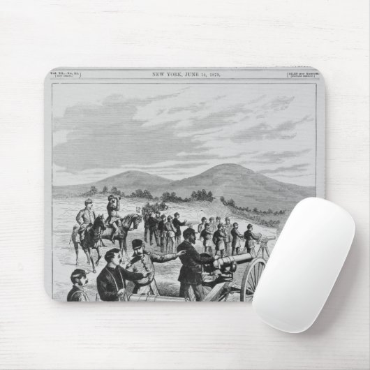 Het nieuwe model Gatling Pistool Muismat (Met muis)