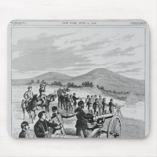 Het nieuwe model Gatling Pistool Muismat (Voorkant)