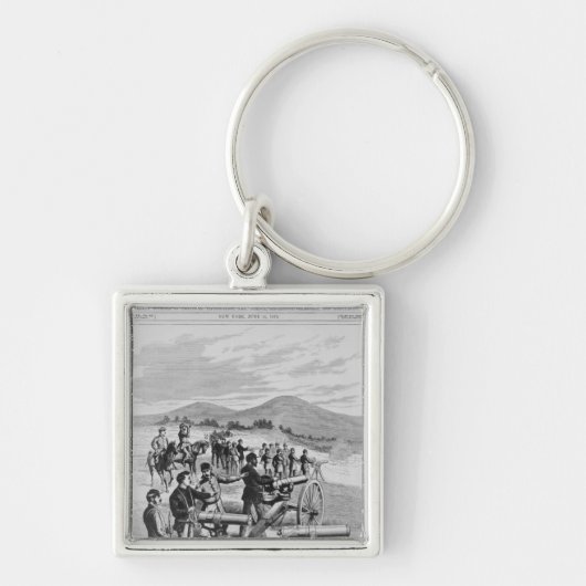 Het nieuwe model Gatling Pistool Sleutelhanger (Voorkant)