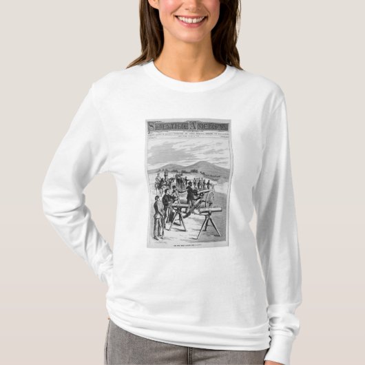 Het nieuwe model Gatling Pistool T-shirt (Voorkant)