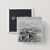 Het nieuwe model Gatling Pistool Vierkante Button 5,1 Cm (Voorkant /achterkant)