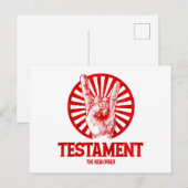 Het Nieuwe Orde Testament Feestdagenkaart (Voorkant / Achterkant)
