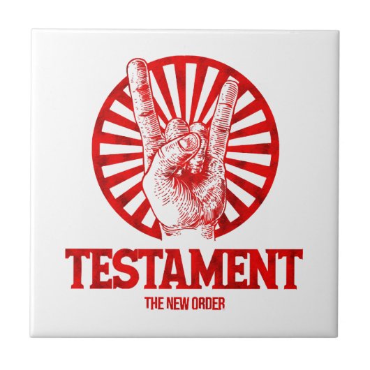 Het Nieuwe Orde Testament Tegeltje (Voorkant)
